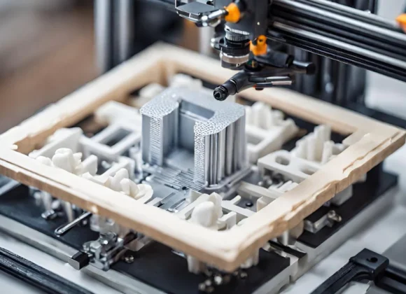 Imagem representando a prototipagem 3D no processo de desenvolvimento de produtos inovadores.