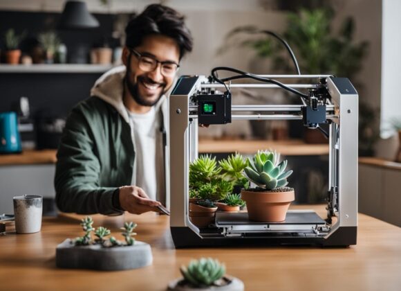 Renda extra com impressora 3D