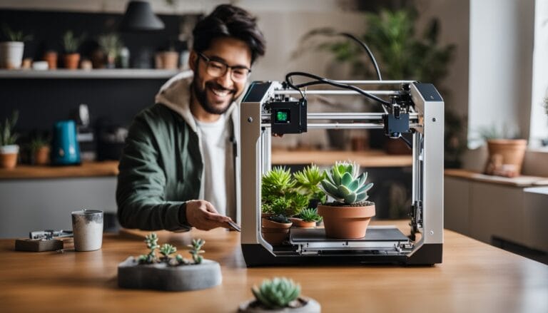 Renda extra com impressora 3D
