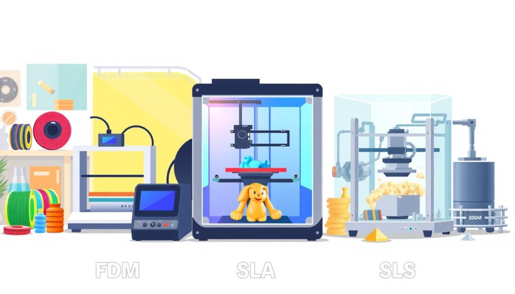 Tipos de Impressoras 3D: FDM, SLA e SLS – Qual escolher?