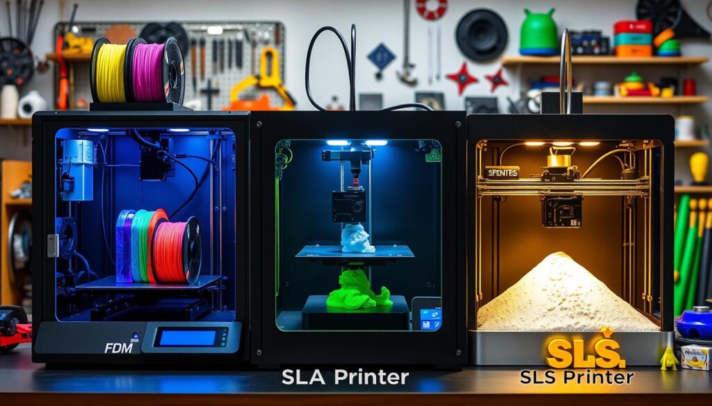 Tipos de Impressoras 3D: FDM, SLA e SLS – Qual escolher?