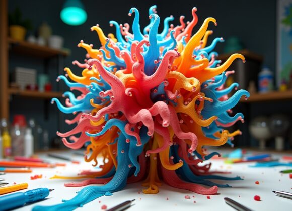 Impressão 3D para a criação de peças de arte cinética: Descubra materiais e ferramentas