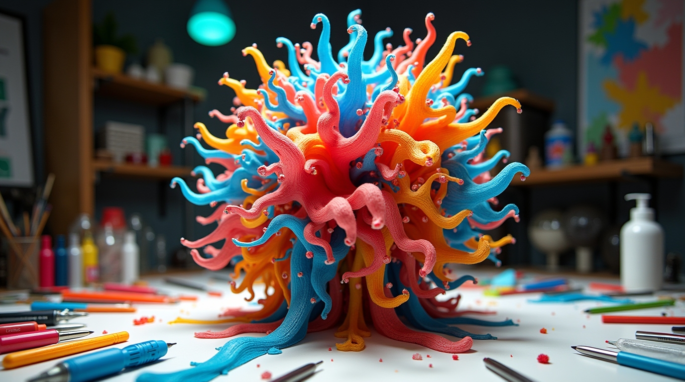 Impressão 3D para a criação de peças de arte cinética: Descubra materiais e ferramentas