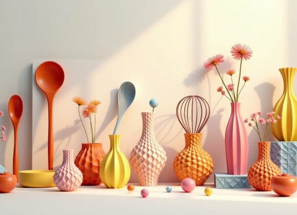 Impressão 3D para Criação de Peças de Arte Funcional na Cozinha