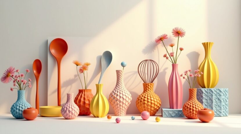 Impressão 3D para Criação de Peças de Arte Funcional na Cozinha
